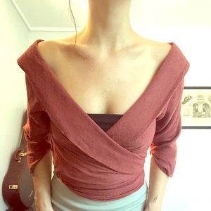 FREE PEOPLE WRAP TOP